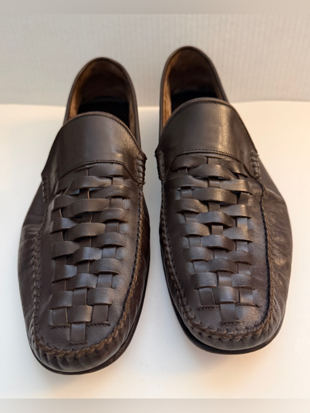 Bruno Magli Woven Loafers  11 F